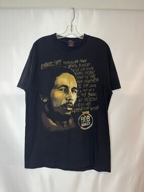 Bob Marley Zion Rootswear Portrait Tee — L